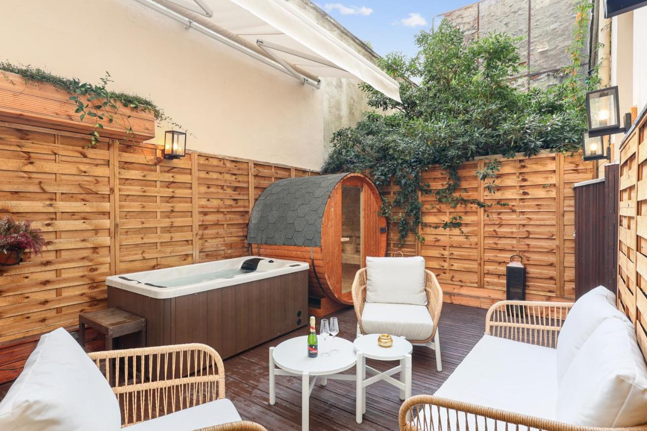 Suite Luxueuse Avec Jardin Prive Sauna Et Jacuzzi Paris Exterior foto