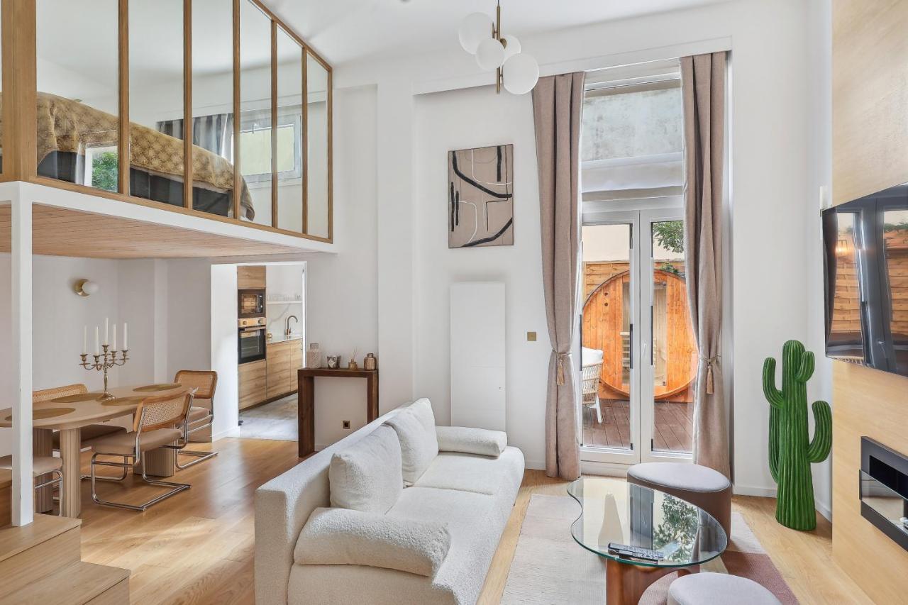 Suite Luxueuse Avec Jardin Prive Sauna Et Jacuzzi Paris Exterior foto